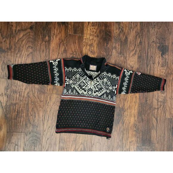 VTG Dale Of Norway Classic Us Ski Team Winter Knit Sweater Jacket Size XS Men’s